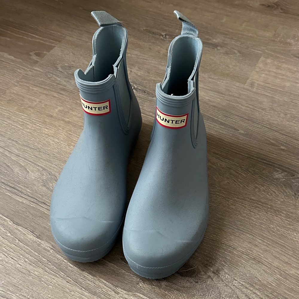 Hunter Light Blue Rainboots